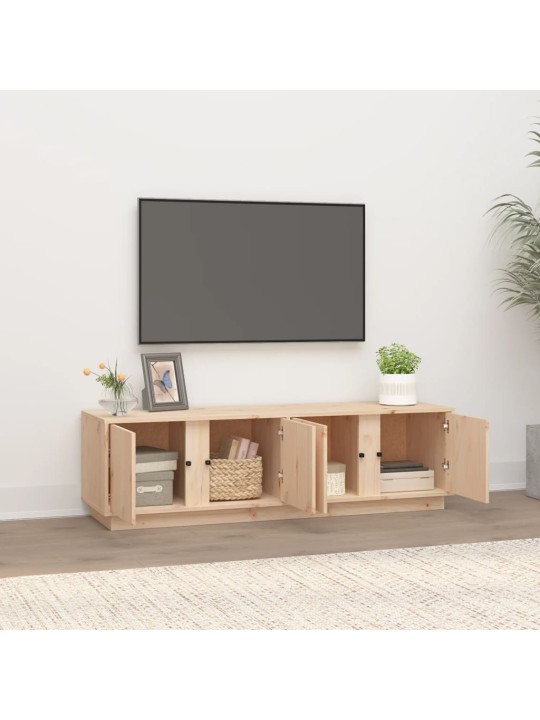 Televizoriaus spintelė, 140x40x40cm, pušies medienos masyvas