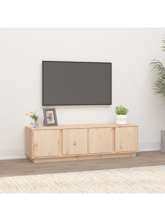 Televizoriaus spintelė, 140x40x40cm, pušies medienos masyvas