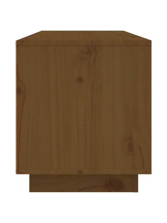 Televizoriaus spintelė, medaus ruda, 80x35x40,5cm, pušis