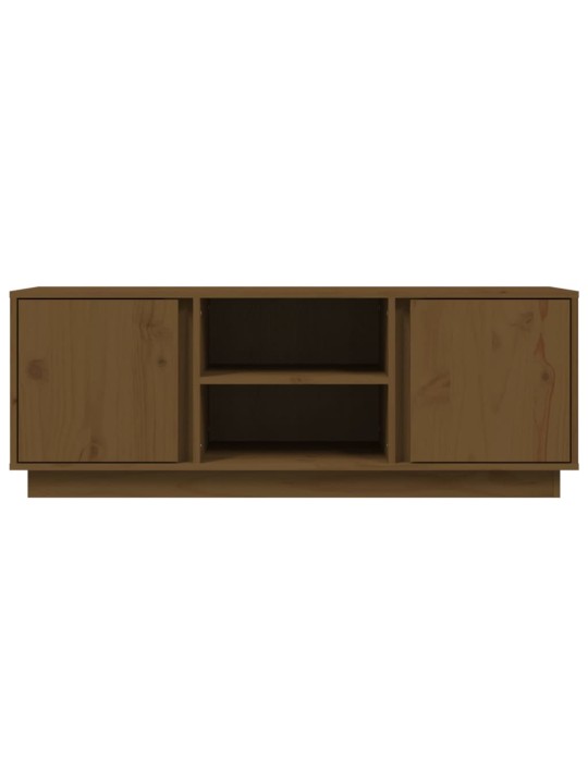 Televizoriaus spintelė, medaus ruda, 110x35x40,5cm, pušis