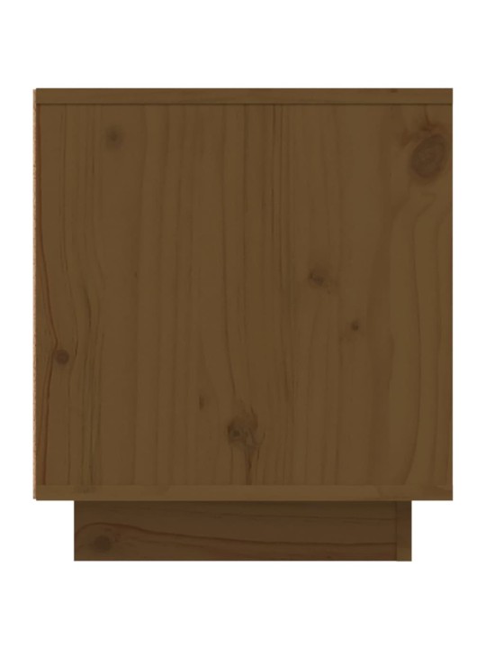Televizoriaus spintelė, medaus ruda, 110x35x40,5cm, pušis