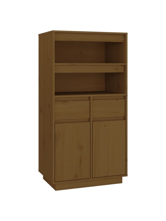 Komoda, medaus ruda, 60x40x116,5cm, pušies medienos masyvas