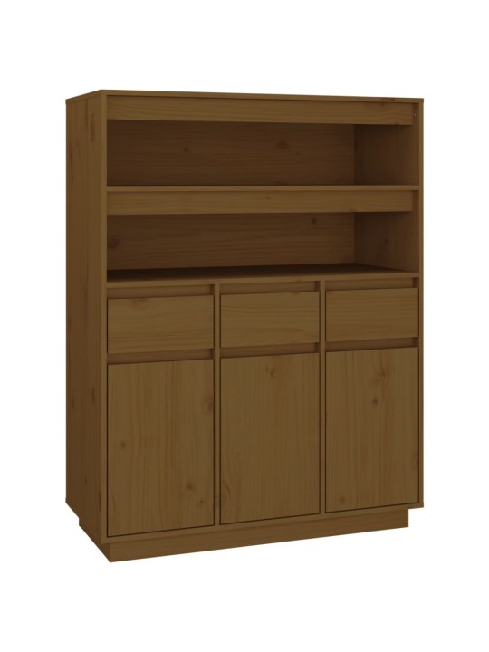 Komoda, medaus ruda, 89x40x116,5cm, pušies medienos masyvas