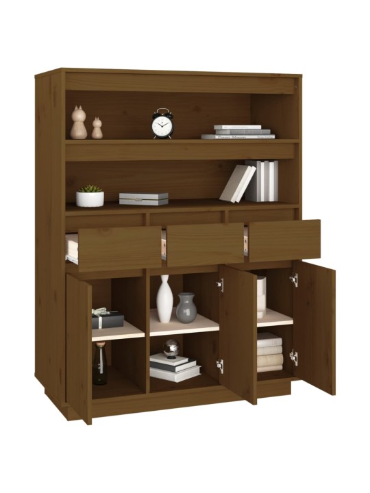 Komoda, medaus ruda, 89x40x116,5cm, pušies medienos masyvas