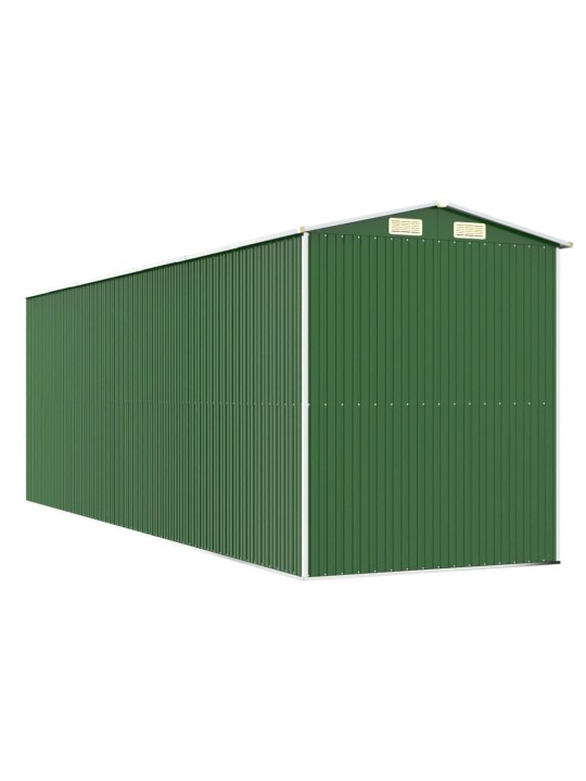 Sodo pašiūrė, žalia, 192x606x223cm, galvanizuotas plienas