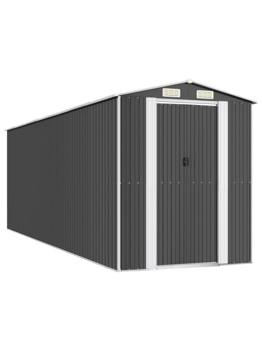 Sodo pašiūrė, antracito, 192x606x223cm, galvanizuotas plienas