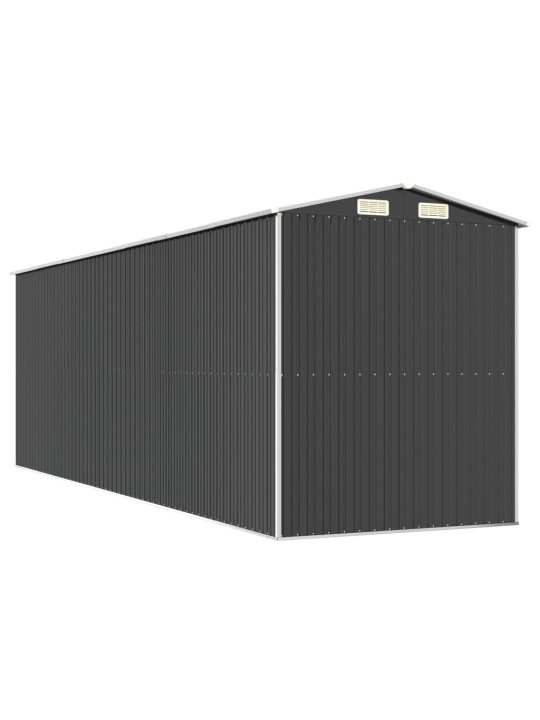 Sodo pašiūrė, antracito, 192x606x223cm, galvanizuotas plienas