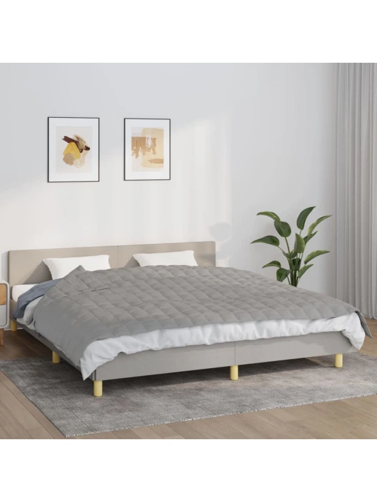 Sunki antklodė, pilkos spalvos, 155x220cm, audinys, 7kg