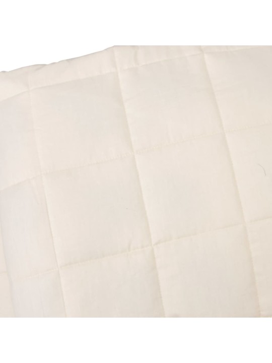 Sunki antklodė, šviesi kreminė, 200x200cm, audinys, 13kg
