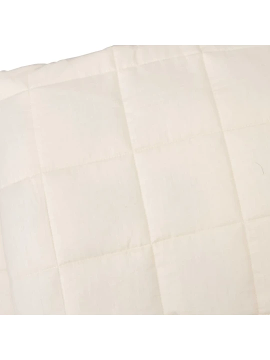 Sunki antklodė, šviesi kreminė, 200x200cm, audinys, 13kg