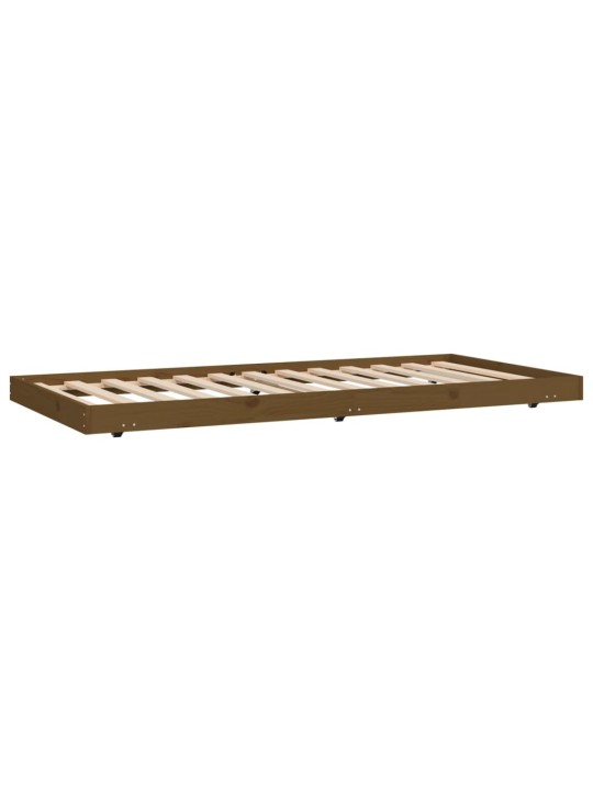 Lovos rėmas, medaus rudas, 75x190cm, pušies medienos masyvas