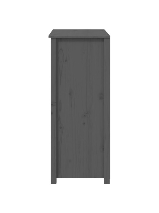 Komoda, pilkos spalvos, 83x41,5x100cm, pušies medienos masyvas