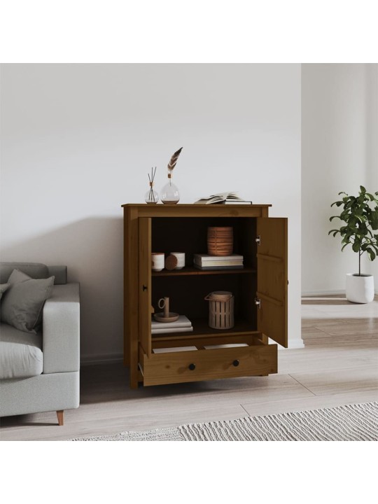 Komoda, medaus ruda, 83x41,5x100cm, pušies medienos masyvas
