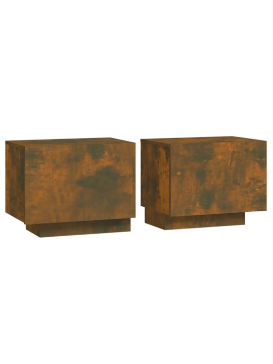 Naktinė spintelė, dūminio ąžuolo, 100x35x40cm, apdirbta mediena