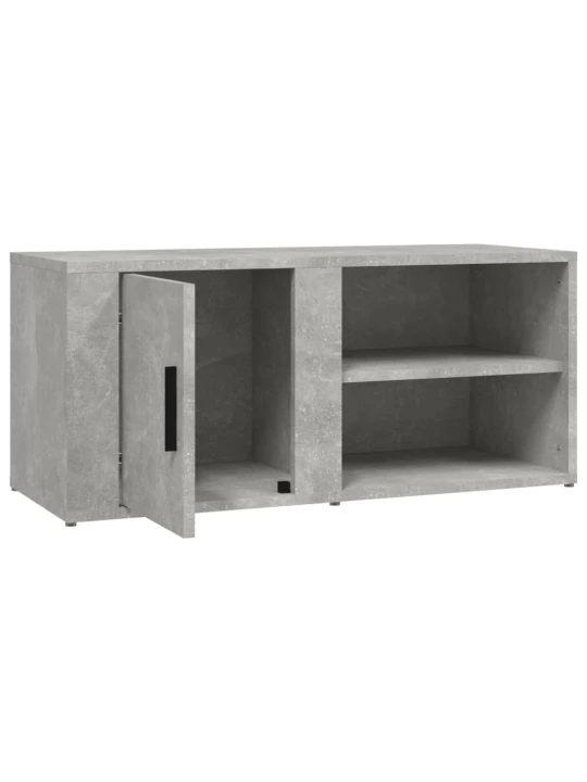 Televizoriaus spintelė, betono pilka, 80x31,5x36cm, mediena