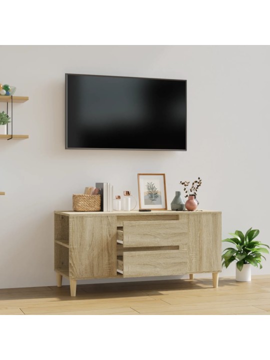 Televizoriaus spintelė, ąžuolo, 102x44,5x50cm, apdirbta mediena