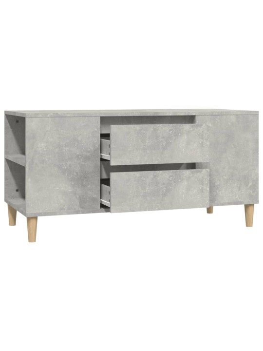 Televizoriaus spintelė, betono pilka, 102x44,5x50cm, mediena