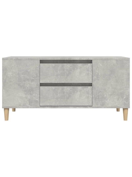 Televizoriaus spintelė, betono pilka, 102x44,5x50cm, mediena