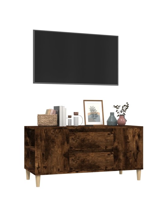 Televizoriaus spintelė, dūminio ąžuolo, 102x44,5x50cm, mediena