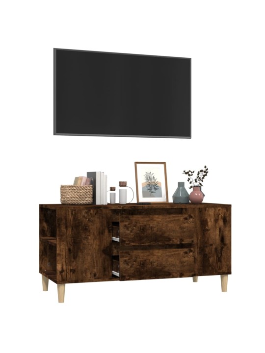 Televizoriaus spintelė, dūminio ąžuolo, 102x44,5x50cm, mediena