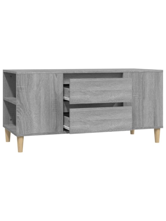 Televizoriaus spintelė, pilka ąžuolo, 102x44,5x50cm, mediena