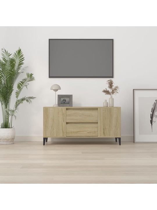 Televizoriaus spintelė, ąžuolo, 102x44,5x50cm, apdirbta mediena