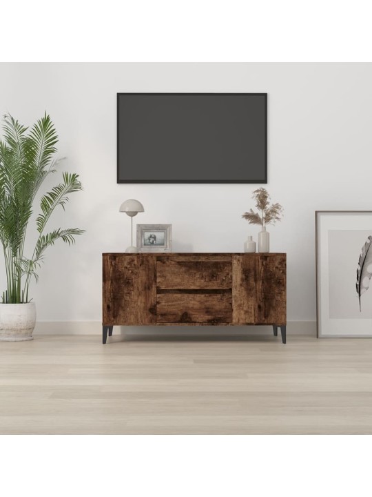 Televizoriaus spintelė, dūminio ąžuolo, 102x44,5x50cm, mediena