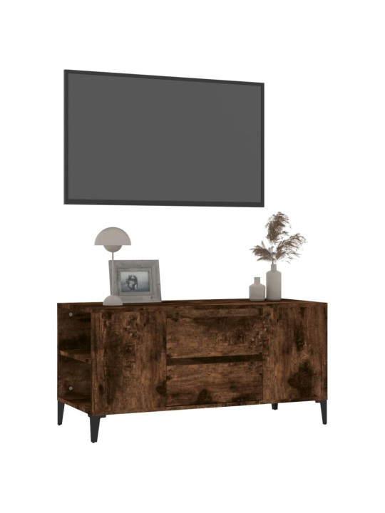 Televizoriaus spintelė, dūminio ąžuolo, 102x44,5x50cm, mediena