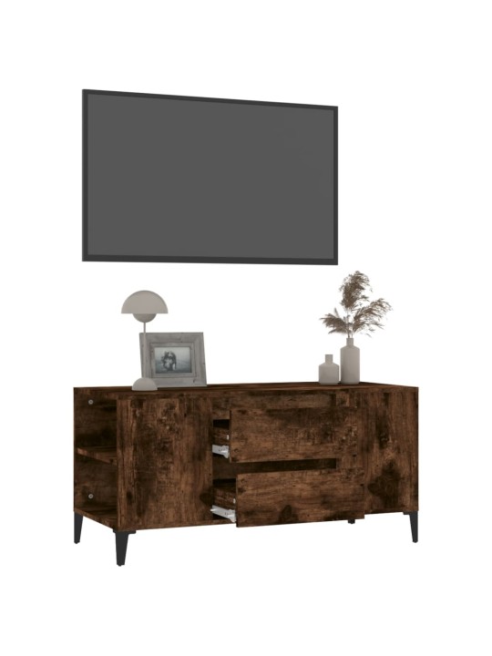 Televizoriaus spintelė, dūminio ąžuolo, 102x44,5x50cm, mediena