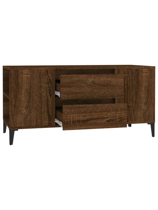 Televizoriaus spintelė, ruda ąžuolo, 102x44,5x50cm, mediena
