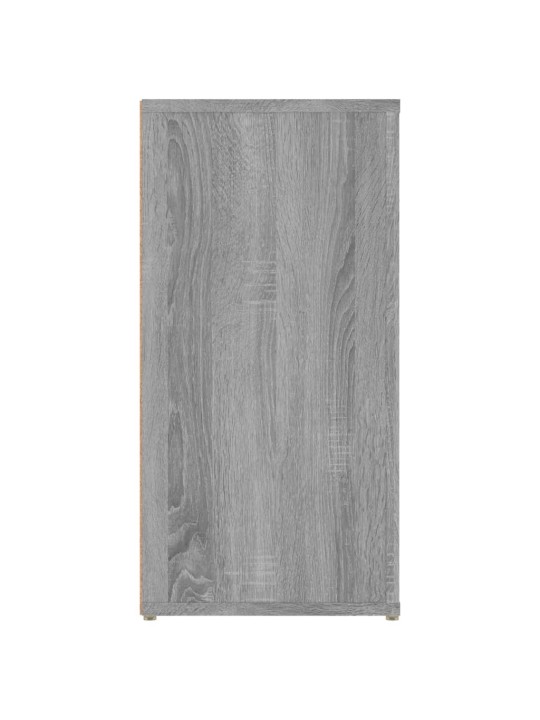 Šoninė spintelė, pilka ąžuolo, 100x30x59,5cm, apdirbta mediena