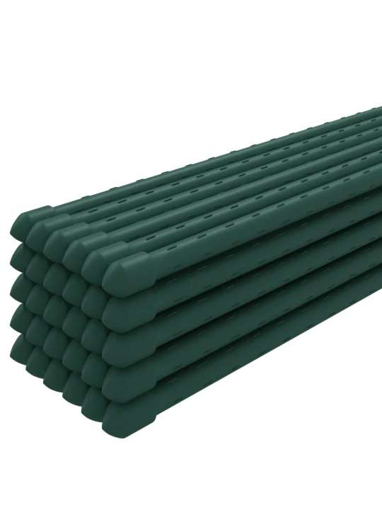 Sodo augalų kuoliukai, 30vnt., žalios spalvos, 60cm, plienas