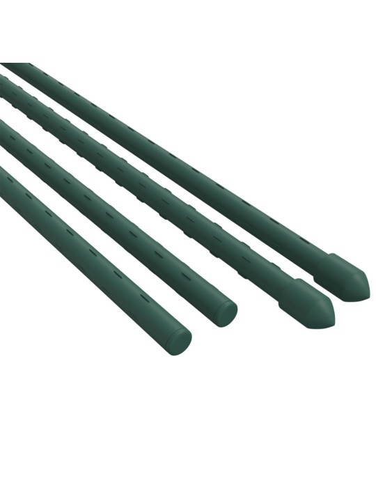 Sodo augalų kuoliukai, 30vnt., žalios spalvos, 60cm, plienas