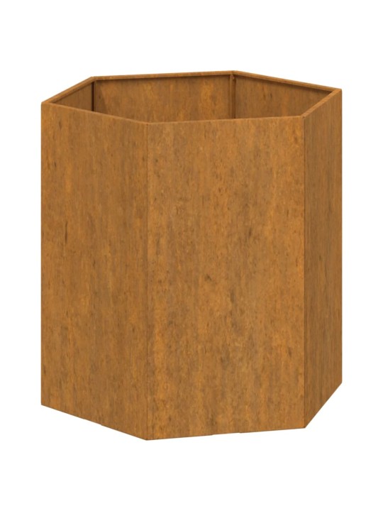 Lovelis, rūdžių spalvos, 40x40x45cm, Corten plienas