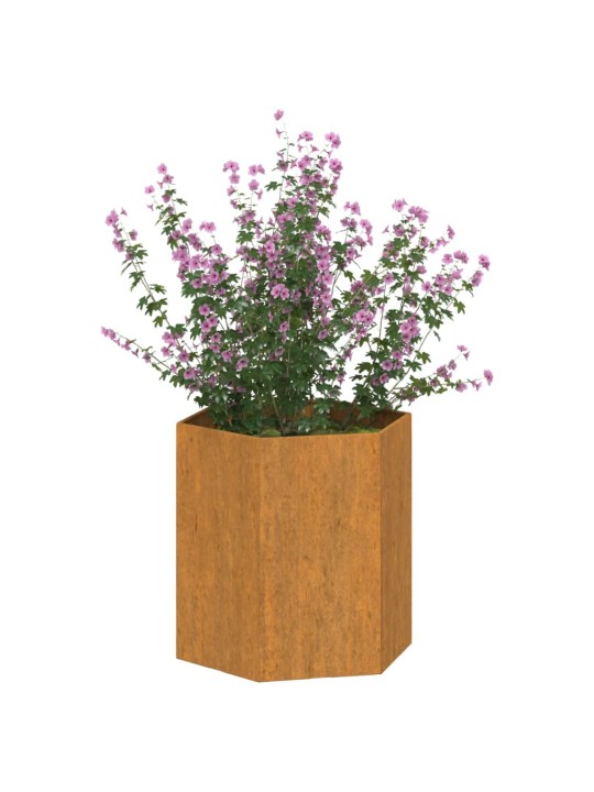 Lovelis, rūdžių spalvos, 40x40x45cm, Corten plienas