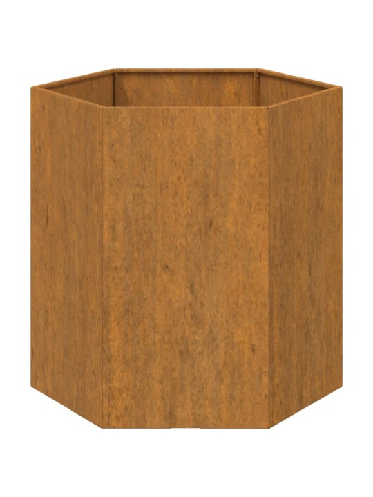 Lovelis, rūdžių spalvos, 40x40x45cm, Corten plienas