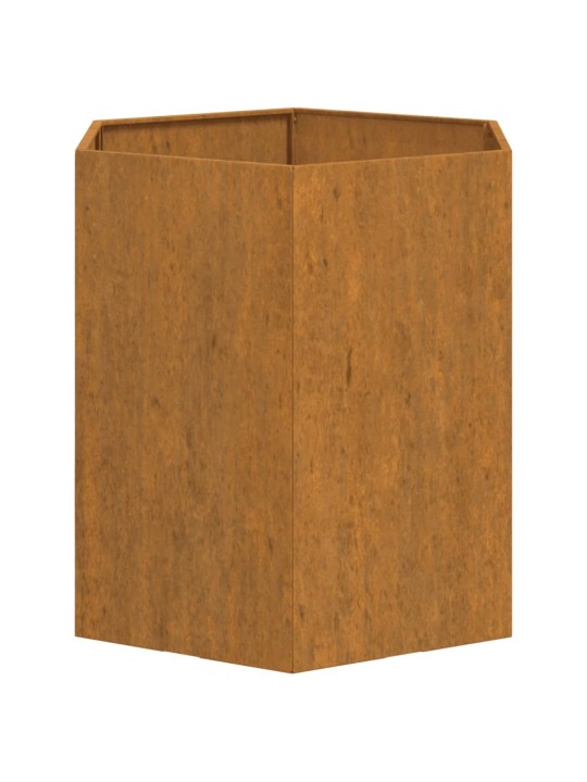 Lovelis, rūdžių spalvos, 40x40x45cm, Corten plienas