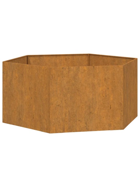 Lovelis, rūdžių spalvos, 90x90x45cm, Corten plienas