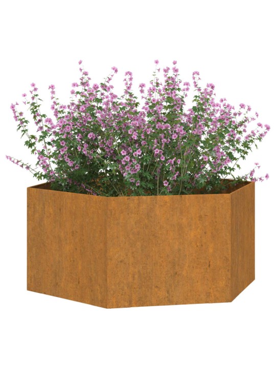 Lovelis, rūdžių spalvos, 90x90x45cm, Corten plienas