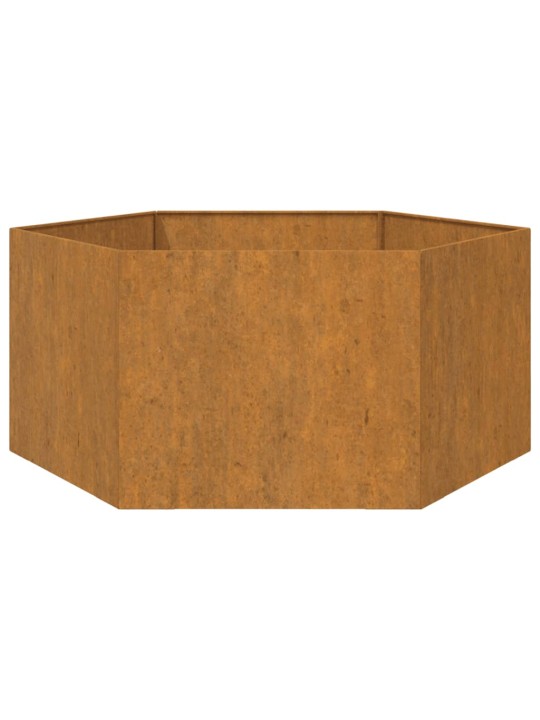Lovelis, rūdžių spalvos, 90x90x45cm, Corten plienas