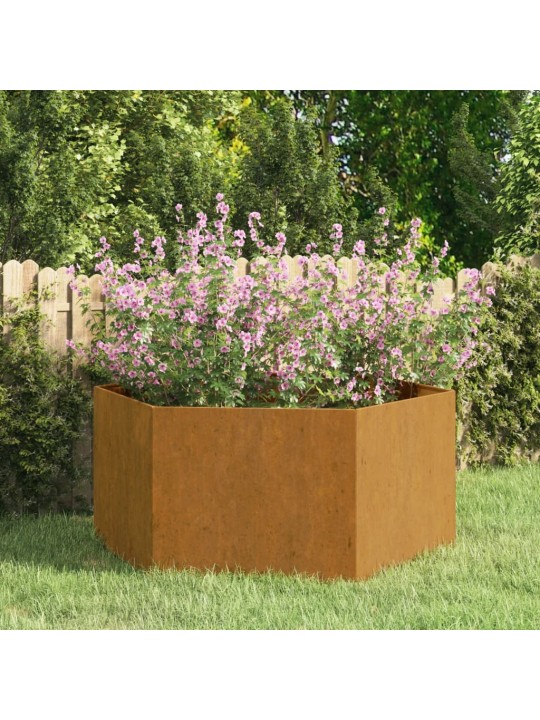 Lovelis, rūdžių spalvos, 90x90x45cm, Corten plienas