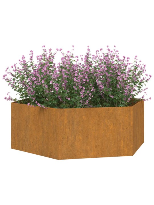 Lovelis, rūdžių spalvos, 138x120x45 cm, Corten plienas