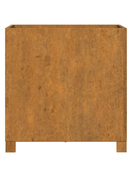 Loveliai su kojelėm, 2vnt., rūdžių, 49x47x50cm, Corten plienas