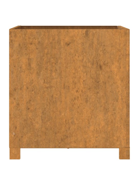 Loveliai su kojelėm, 2vnt., rūdžių, 49x47x50cm, Corten plienas