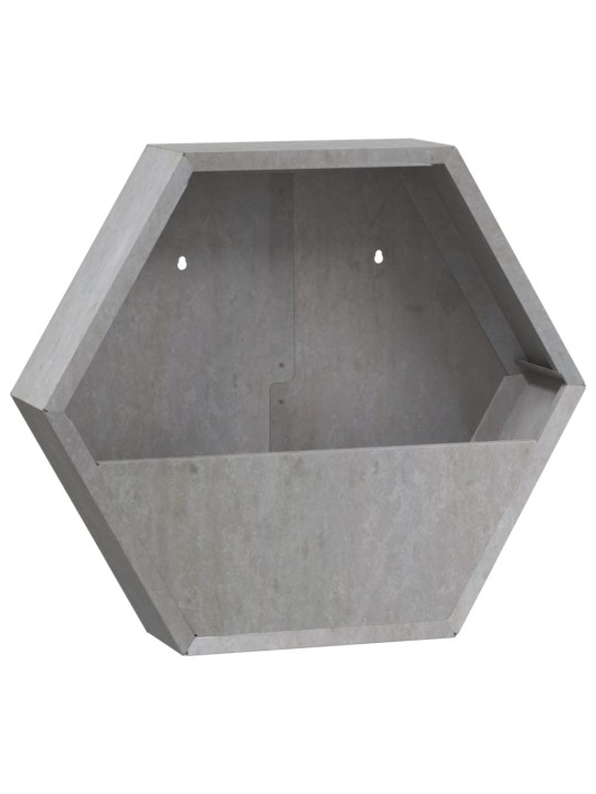 Sieniniai loveliai, 2vnt., rūdžių, 46x10x40cm, Corten plienas