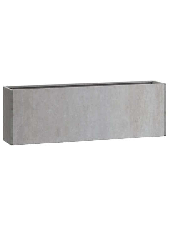 Sieniniai loveliai, 2vnt., rūdžių, 53x10x17cm, Corten plienas