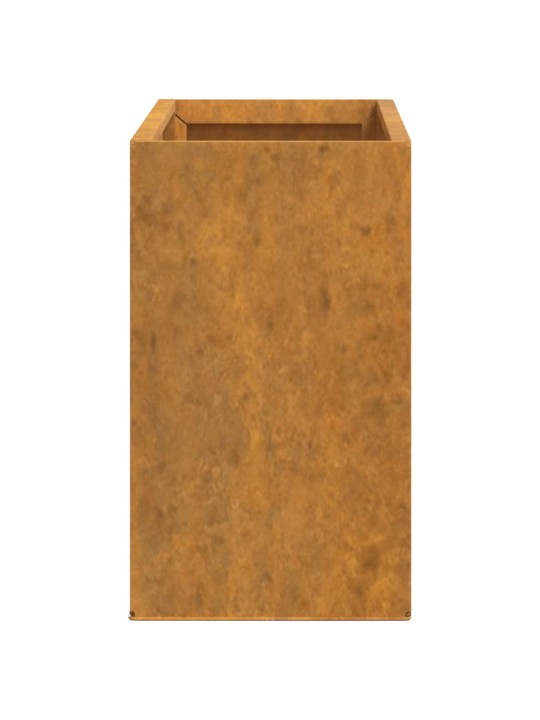 Sieniniai loveliai, 2vnt., rūdžių, 53x10x17cm, Corten plienas