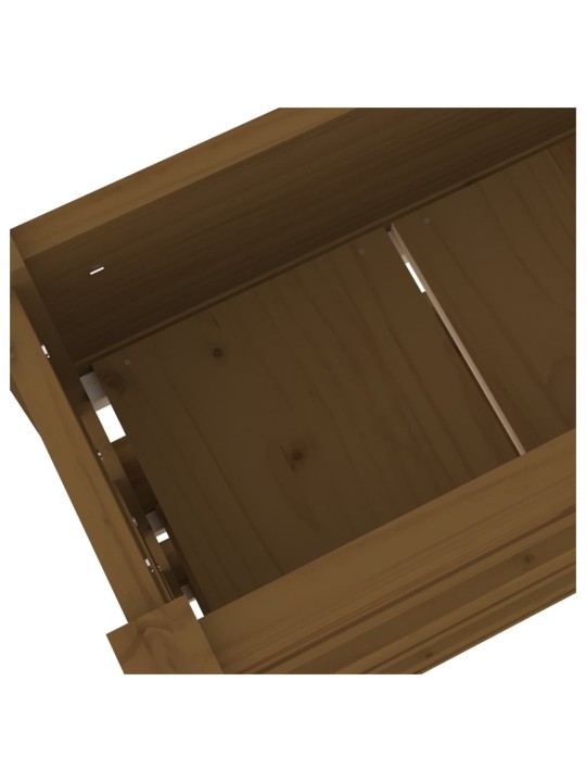 Lovelis, medaus rudas, 112x25x104,5cm, pušies medienos masyvas