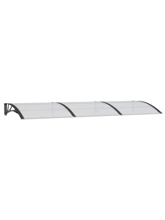 Stogelis durims, juodos spalvos, 300x100cm, polikarbonatas