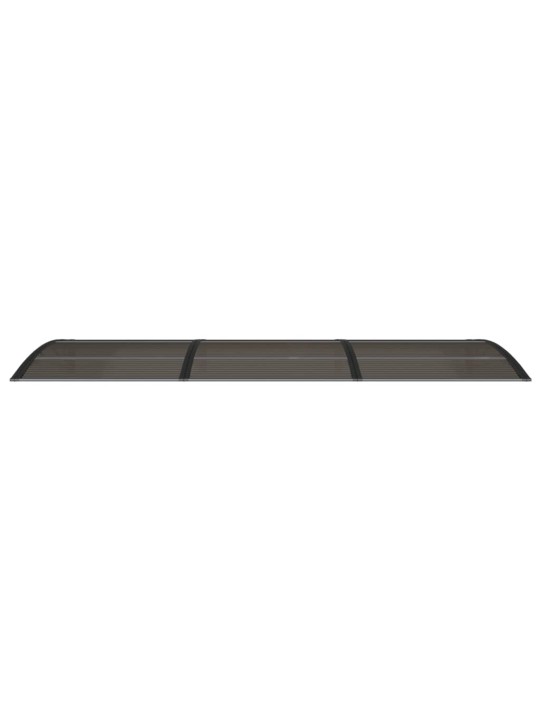 Stogelis durims, juodos spalvos, 300x100cm, polikarbonatas